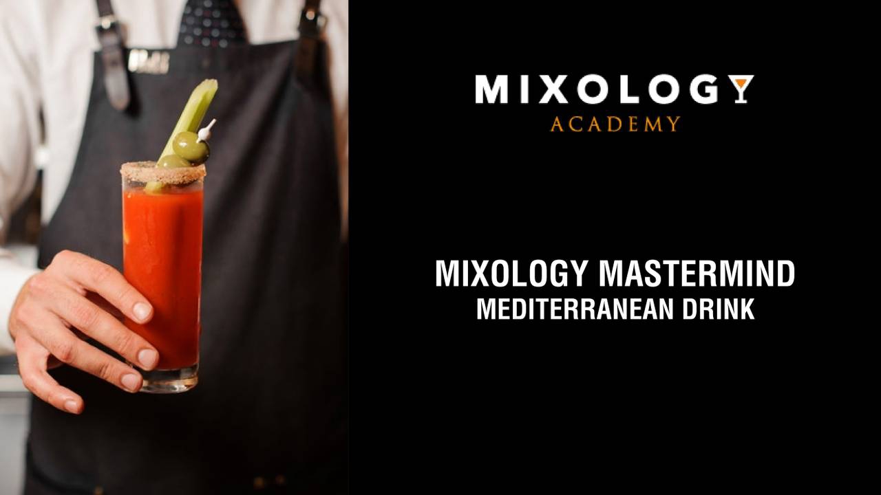 Corso MIXOLOGY MASTERMIND - Mediterranean Drink miniatura